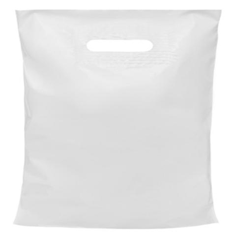 Пакет із прорізною ручкою, HDPE, 90 мкм, 30х37 см, 50 шт